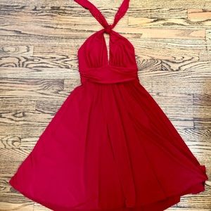 BCBG Knit halter dress.